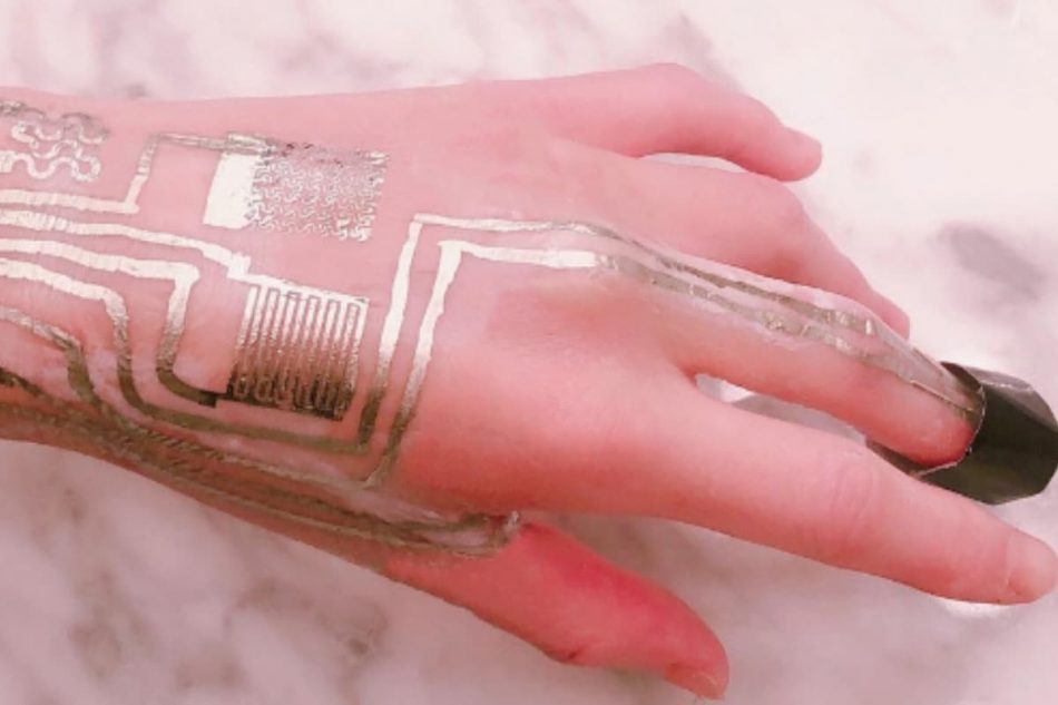 This wearable sensor can be pr