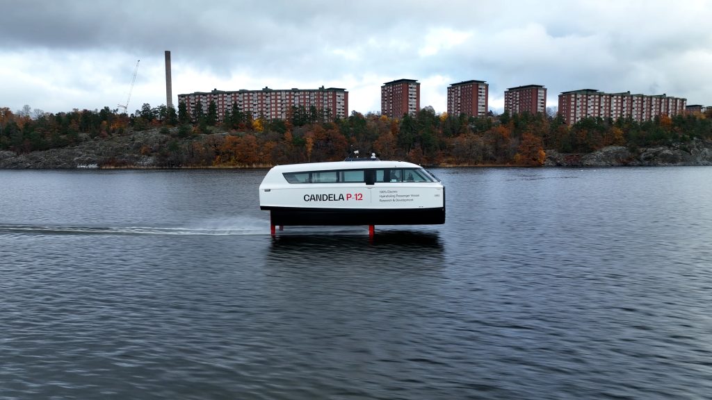 Stockholm’s ‘flying’ electric ferry cuts emissions by 94 percent and reimagines city travel