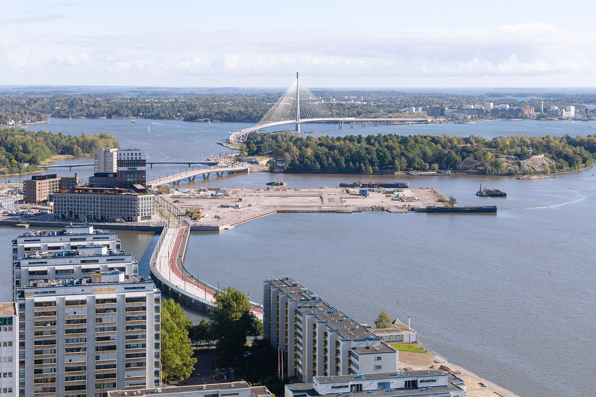 Finland’s new bridge was bui