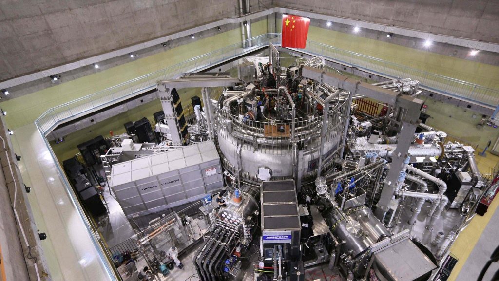 The "artificial sun" or Experimental Advancted Superconducting Tokamak