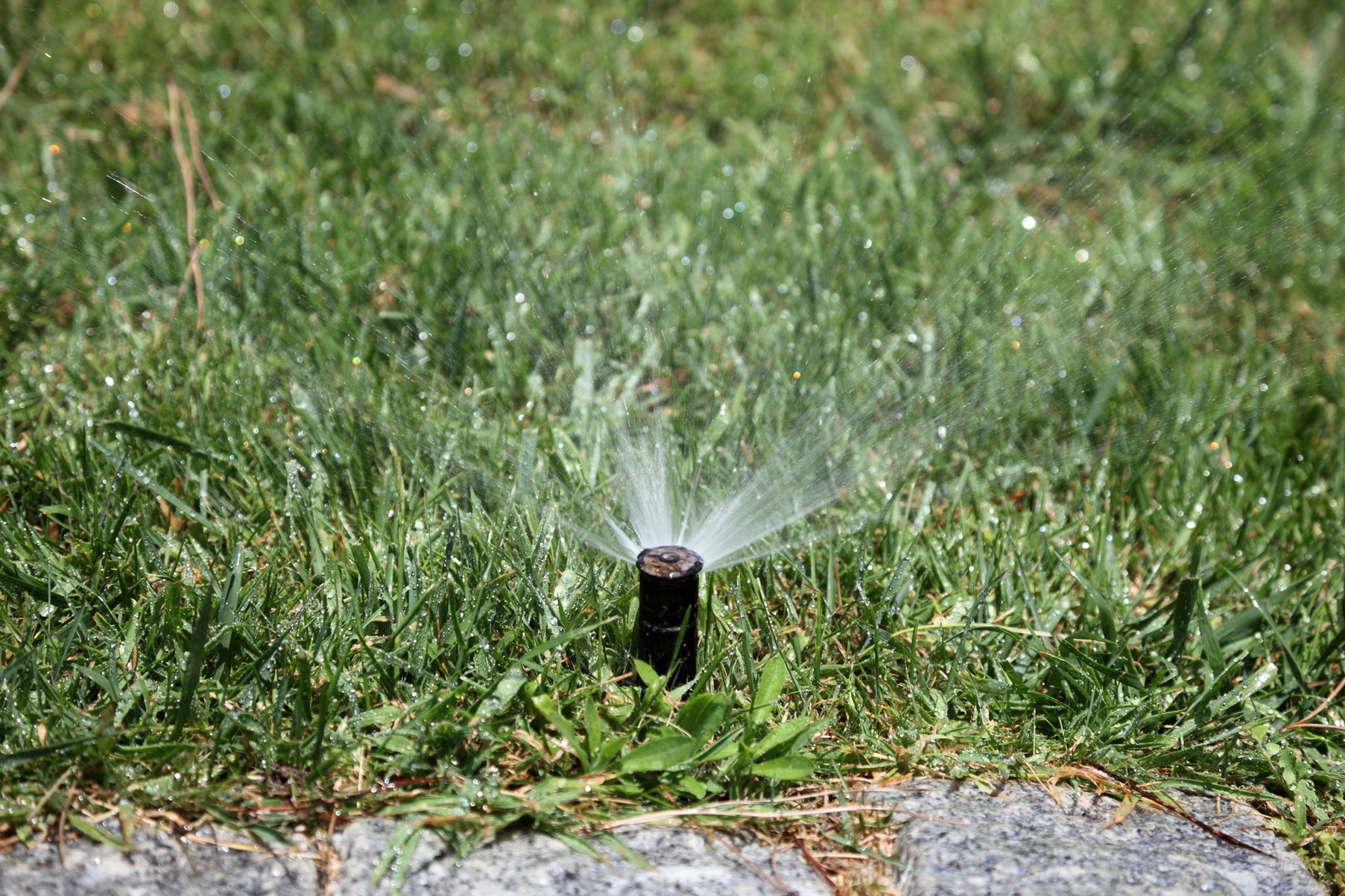 When to turn sprinklers on aft