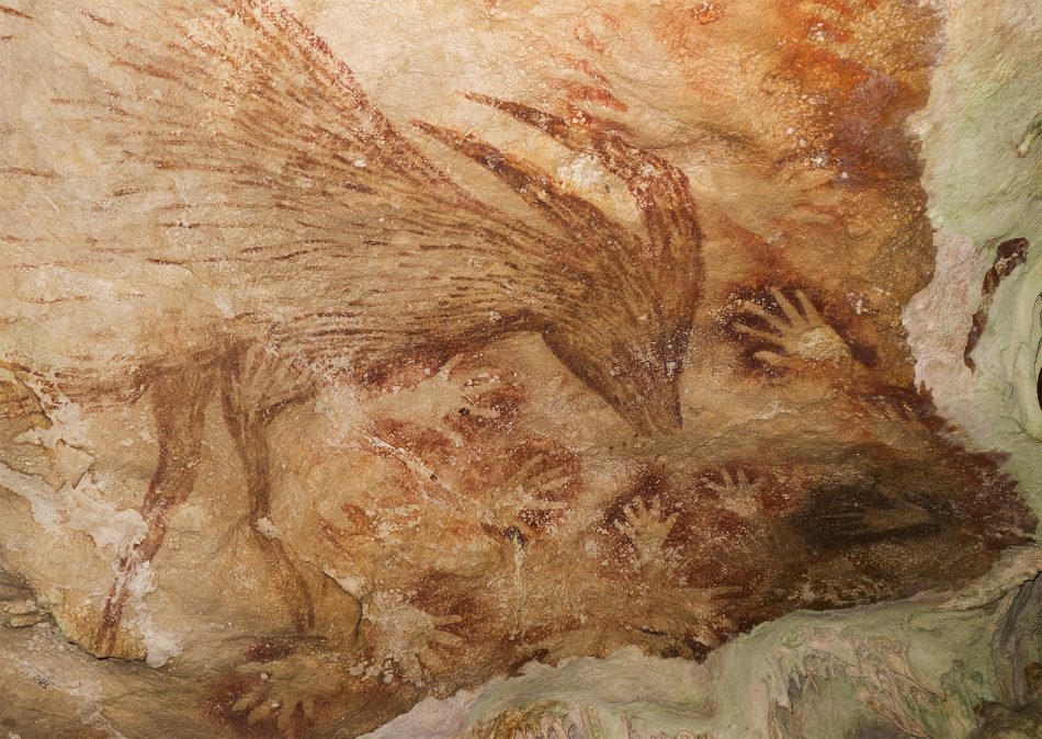 The earliest known cave art by