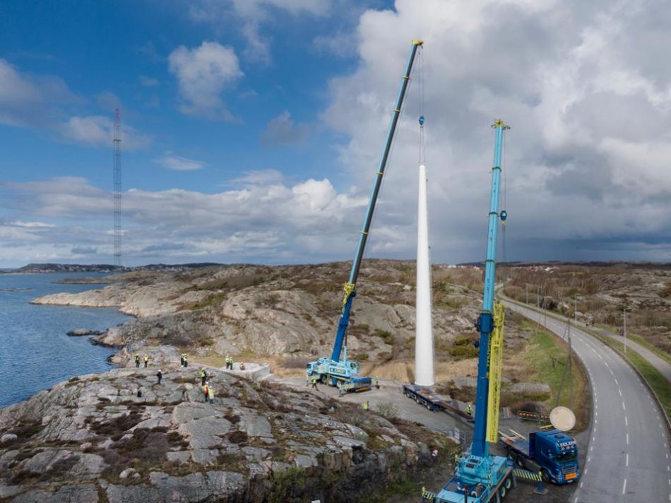 Wooden wind turbine makes Swed