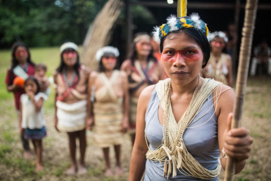 Indigenous leader from Ecuador