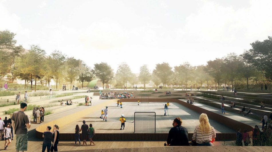 Park in Copenhagen is designed