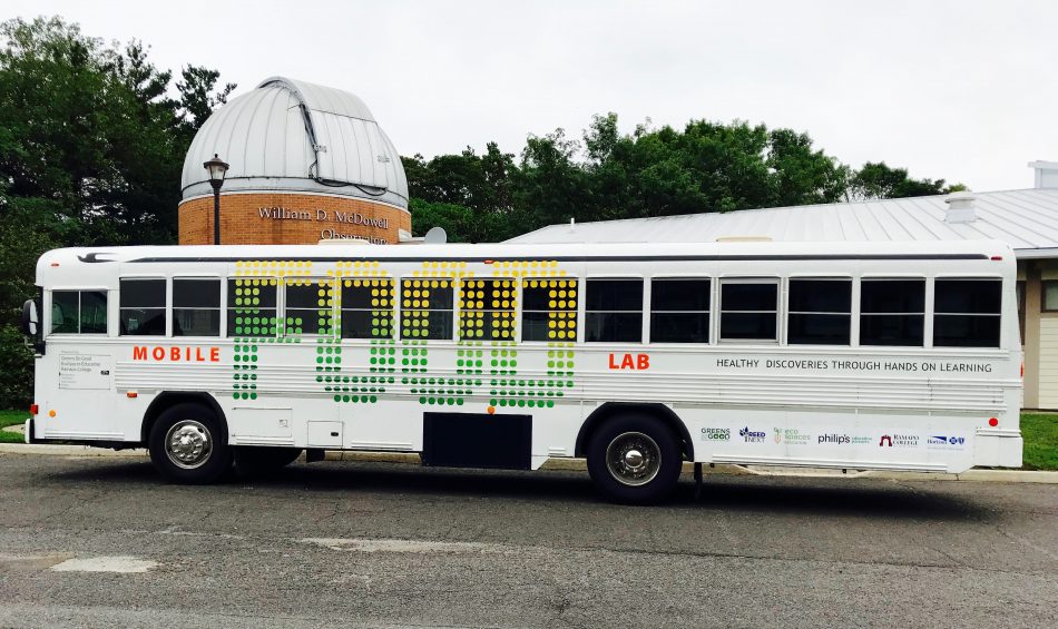 This bus is a food lab designe