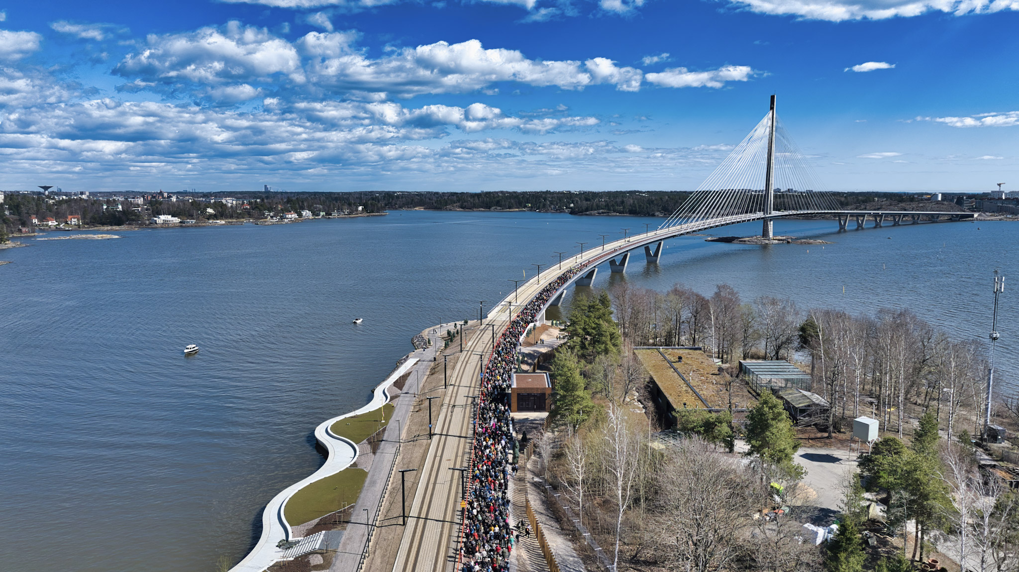 Finland’s new bridge was bui