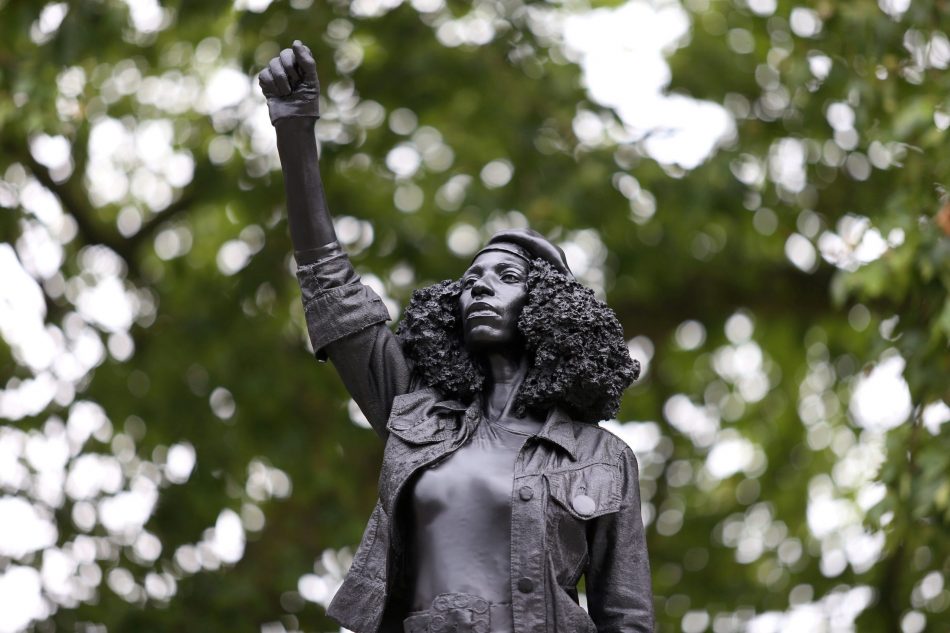 Statue of BLM activist replace