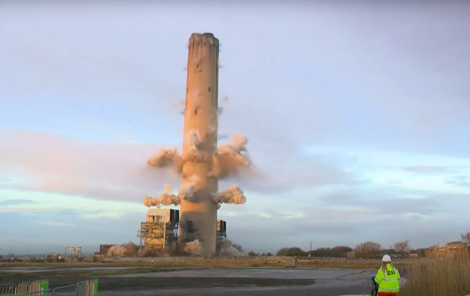 Nicola Sturgeon blowing up Scotland's last coal-fired power plant