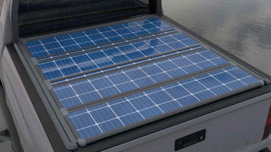 This solar-panel bed cover giv