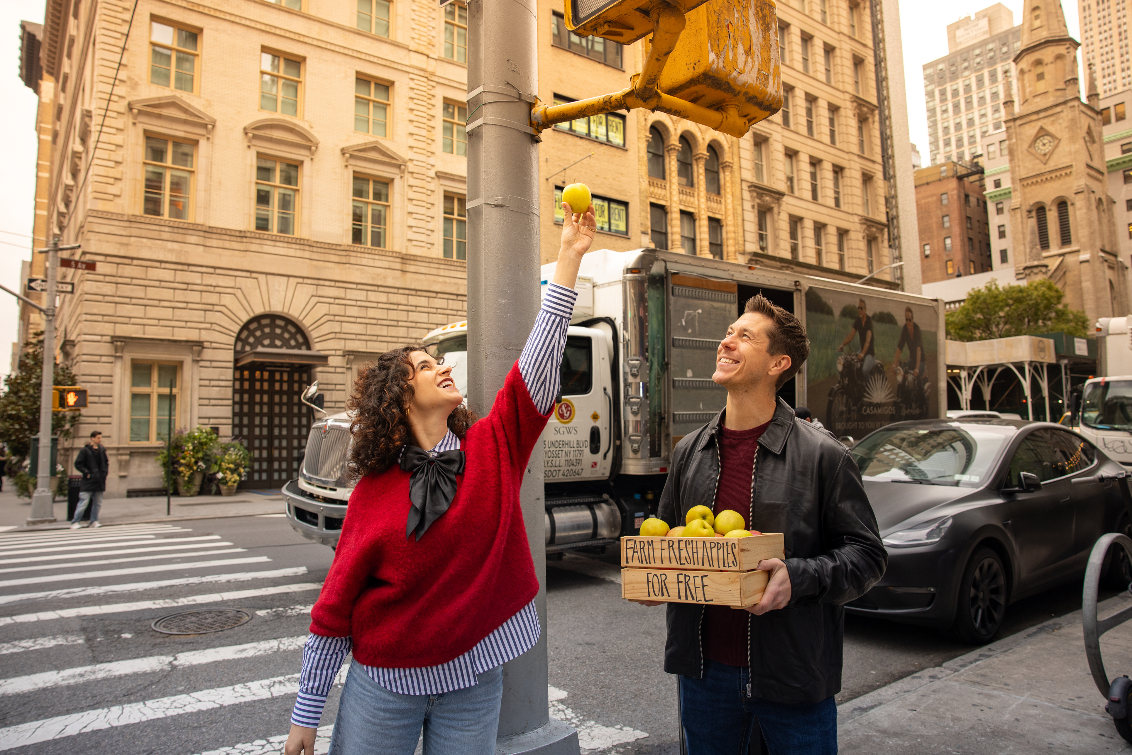 How a pop-up apple orchard is 