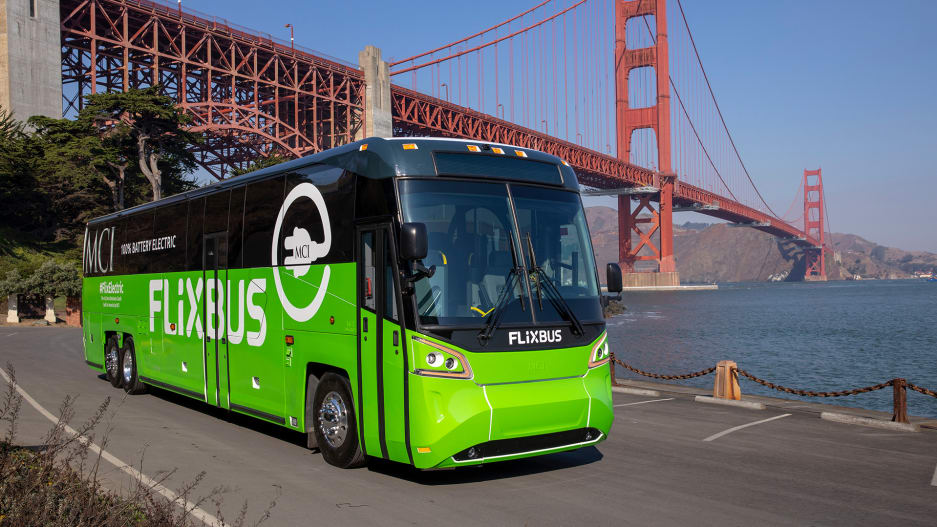 Long distance electric buses c