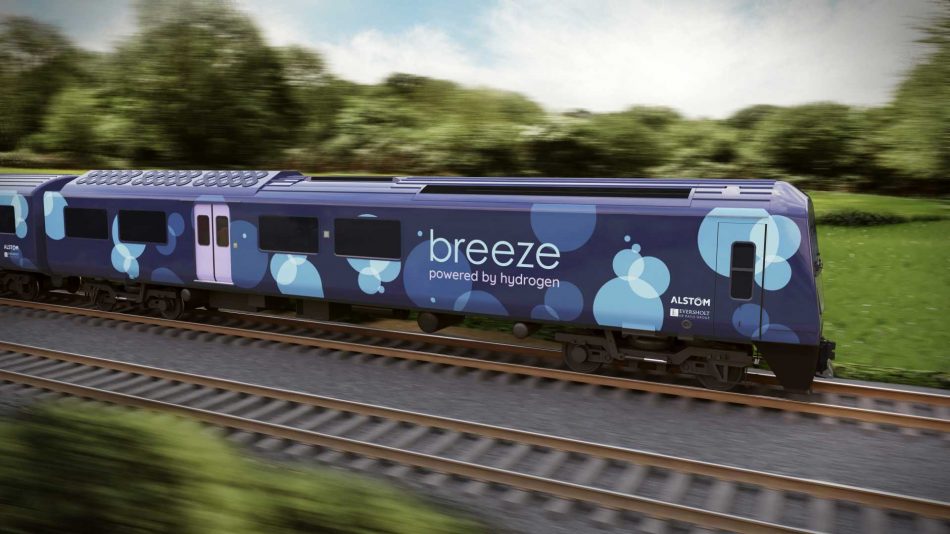 Zero-carbon emitting trains to