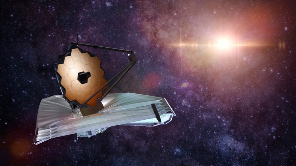 James Webb Space Telescope in outer space
