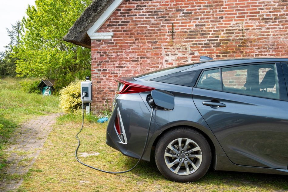 Electric vehicle charging home