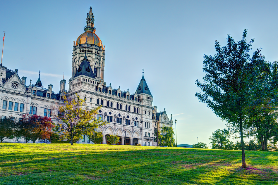 Connecticut State Capitol in Hartford, Connecticut.
