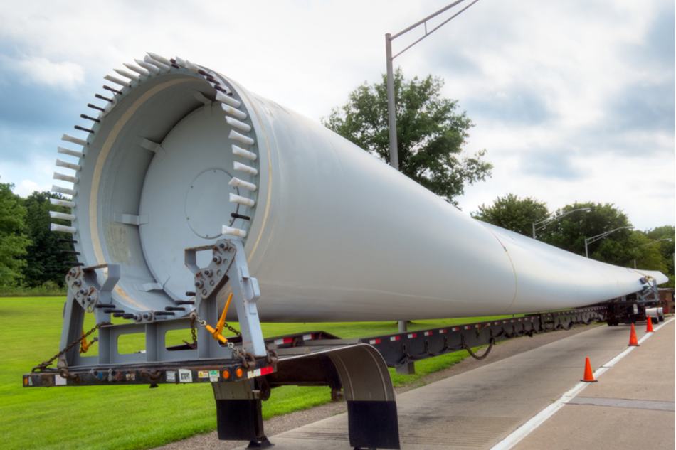 This giant wind turbine can be