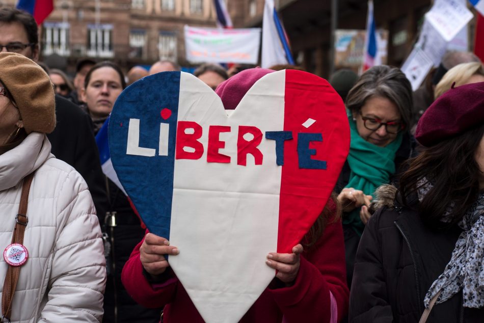 French protest reproductive rights