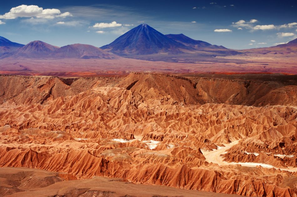 Atacama desert in the Andes, Chile.