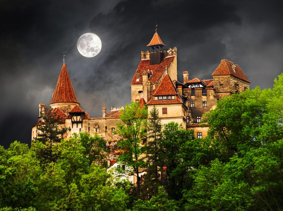 Dracula castle in Transylvania