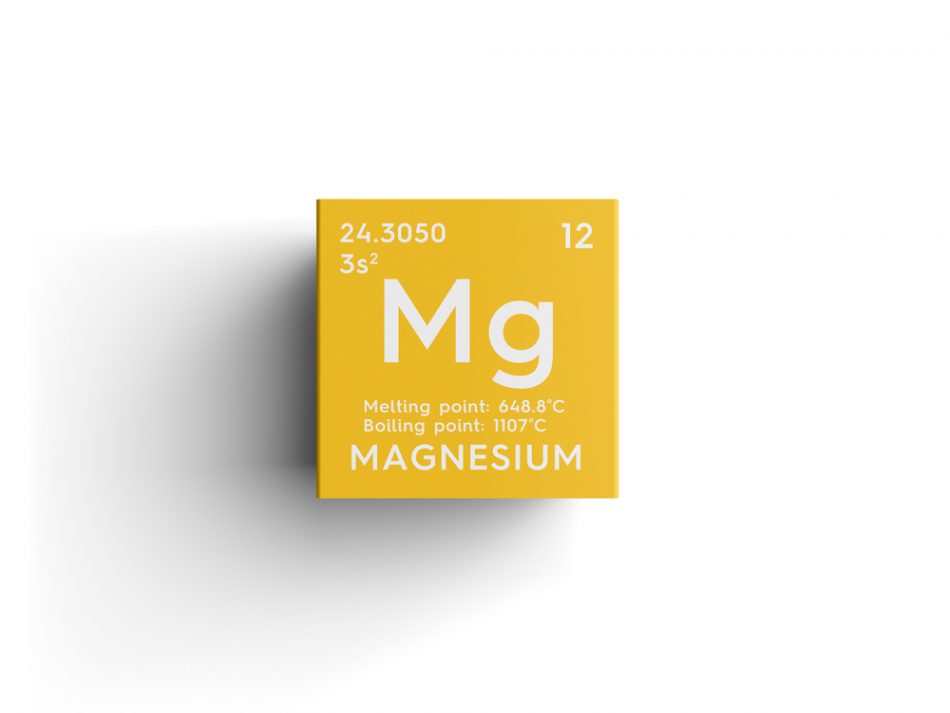 Yellow information block about magnesium.