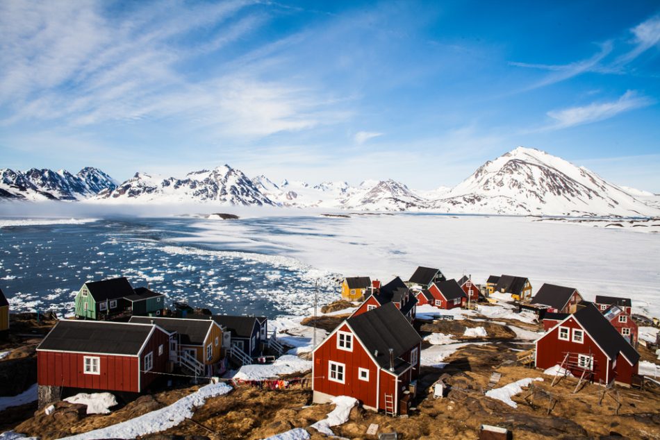 Kulusuk village, east Greenland.