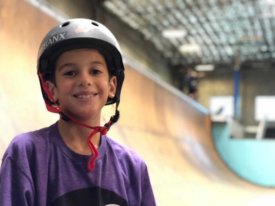 11-year-old skater uses extra 